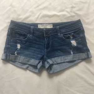 Abercrombie & Fitch Distressed Short Shorts